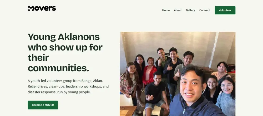 MOVERSph website homepage after the 2026 redesign